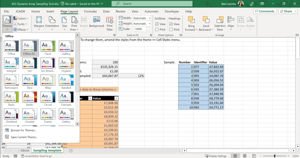 Excel practice sheet